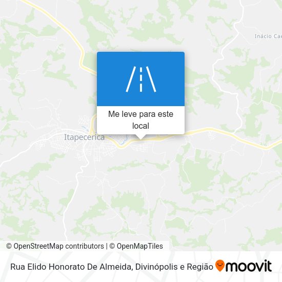 Rua Elido Honorato De Almeida mapa