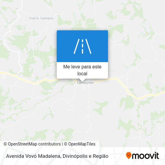Avenida Vovó Madalena mapa