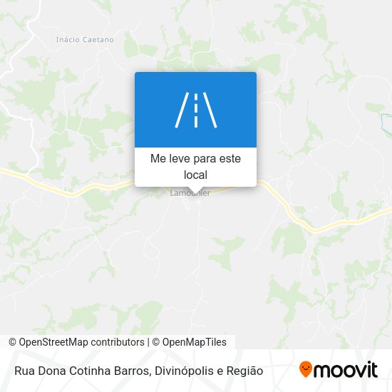 Rua Dona Cotinha Barros mapa