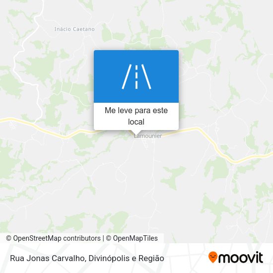 Rua Jonas Carvalho mapa