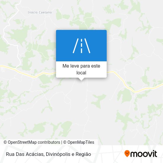 Rua Das Acácias mapa