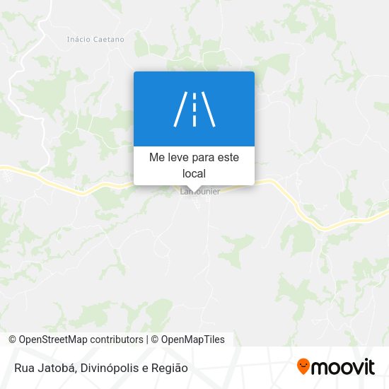 Rua Jatobá mapa