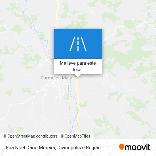 Rua Noel Dário Moreira mapa