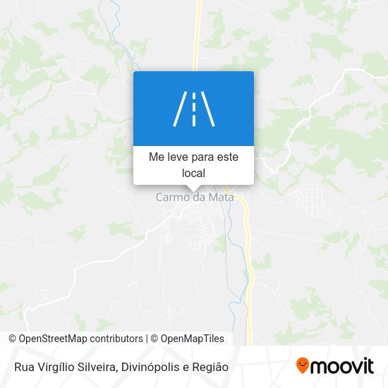 Rua Virgílio Silveira mapa