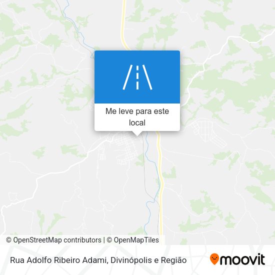 Rua Adolfo Ribeiro Adami mapa