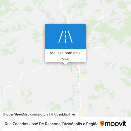 Rua Zacarias José De Resende mapa