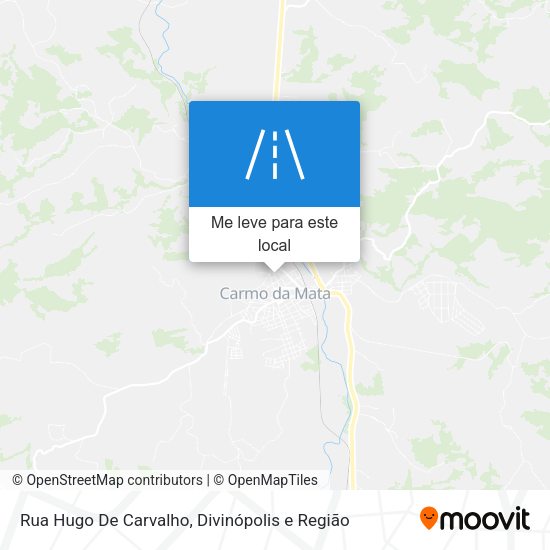 Rua Hugo De Carvalho mapa