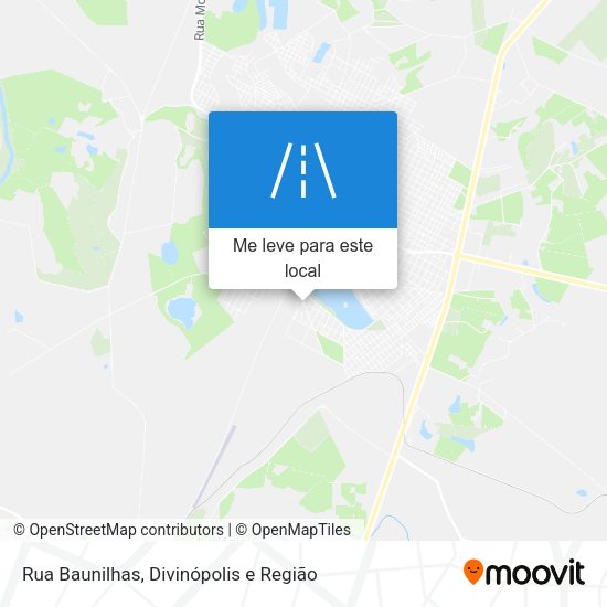 Rua Baunilhas mapa
