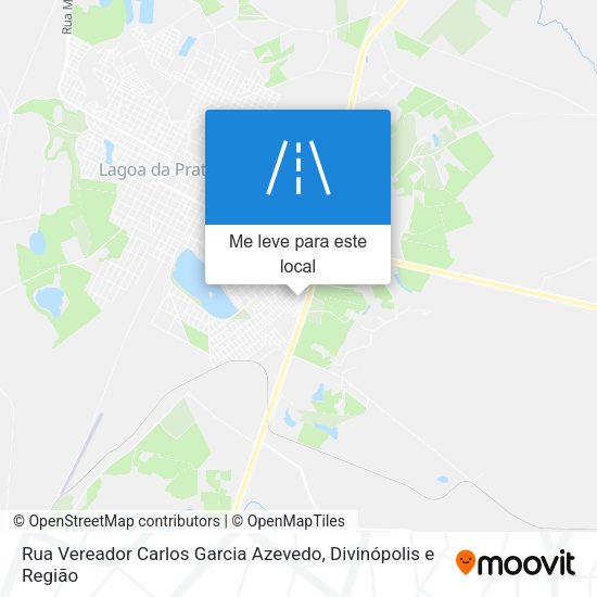 Rua Vereador Carlos Garcia Azevedo mapa