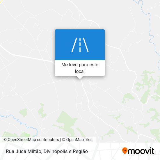 Rua Juca Miltão mapa