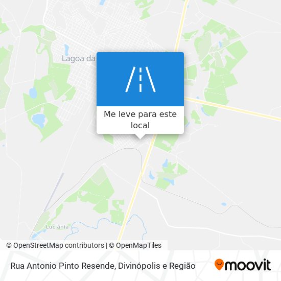 Rua Antonio Pinto Resende mapa