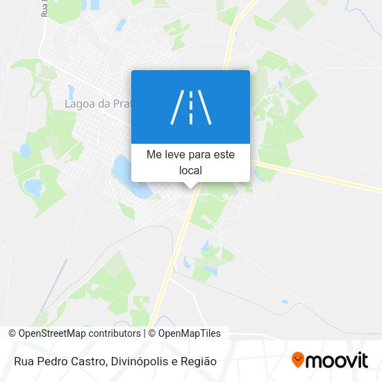 Rua Pedro Castro mapa