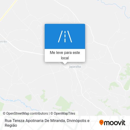 Rua Tereza Apolinaria De Miranda mapa