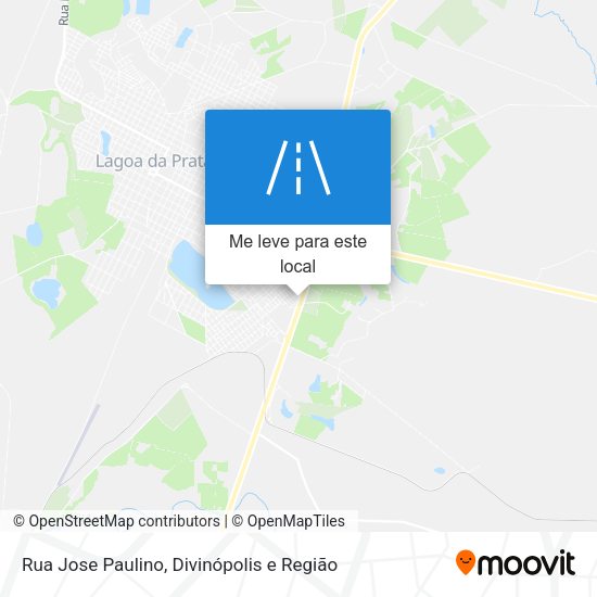 Rua Jose Paulino mapa