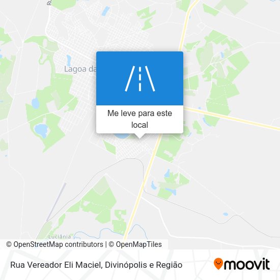 Rua Vereador Eli Maciel mapa