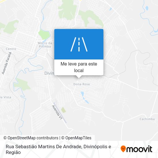 Rua Sebastião Martins De Andrade mapa