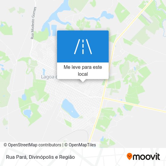 Rua Pará mapa
