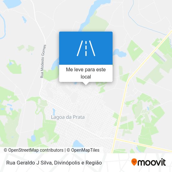 Rua Geraldo J Silva mapa