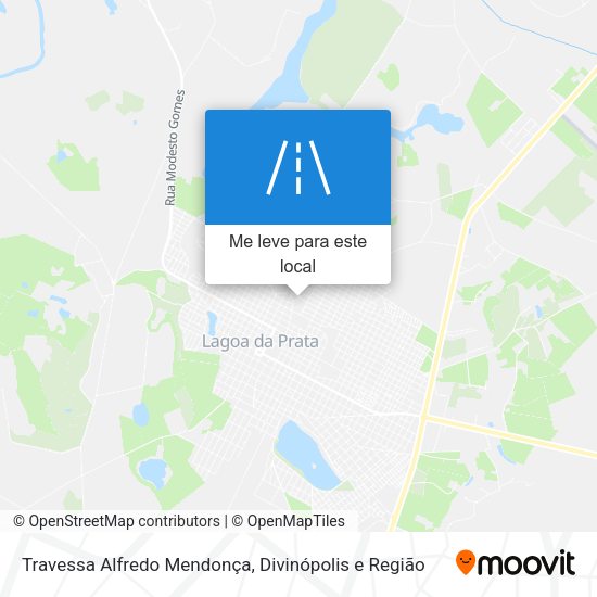 Travessa Alfredo Mendonça mapa
