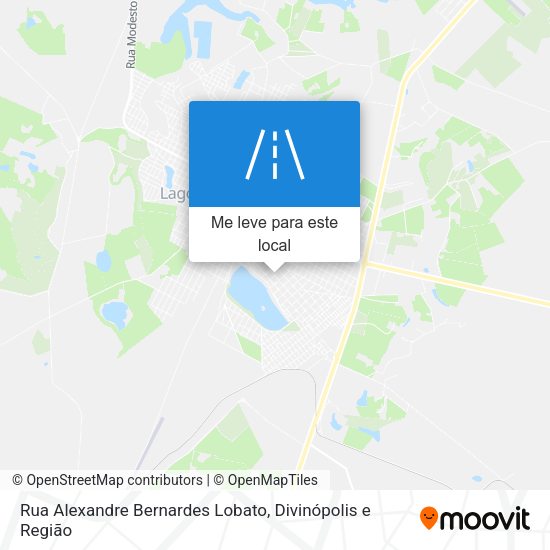Rua Alexandre Bernardes Lobato mapa