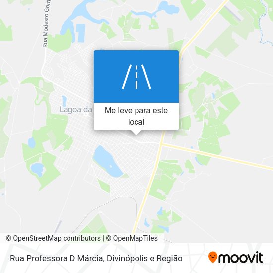 Rua Professora D Márcia mapa