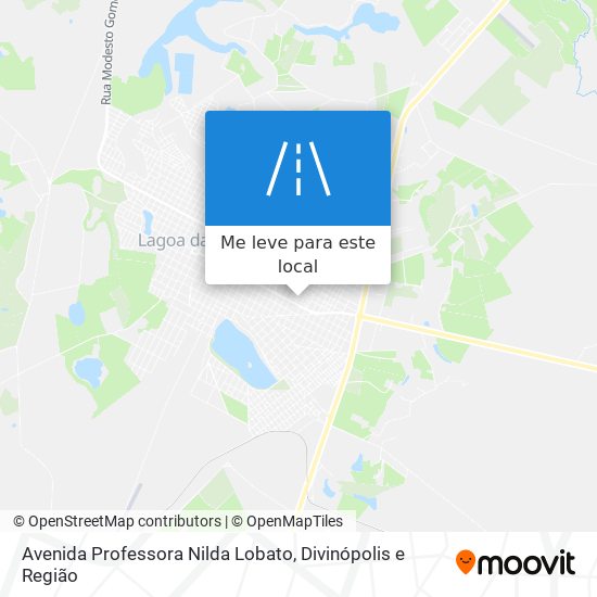 Avenida Professora Nilda Lobato mapa