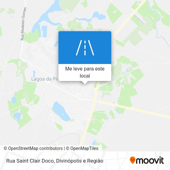 Rua Saint Clair Doco mapa