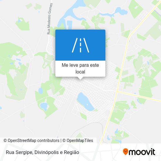 Rua Sergipe mapa