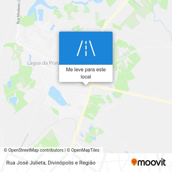 Rua José Julieta mapa