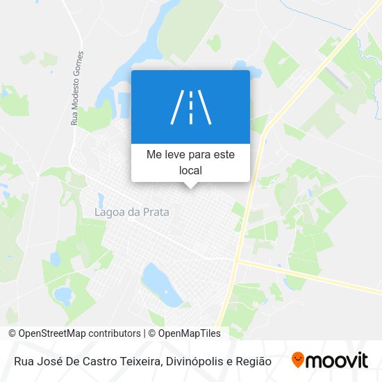 Rua José De Castro Teixeira mapa