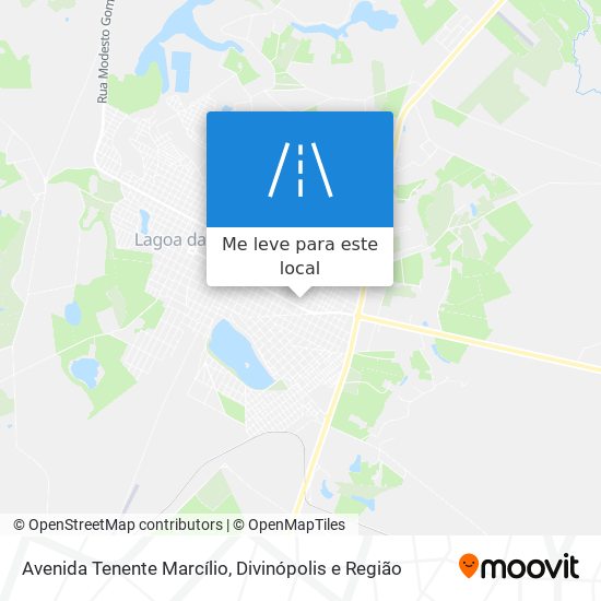 Avenida Tenente Marcílio mapa