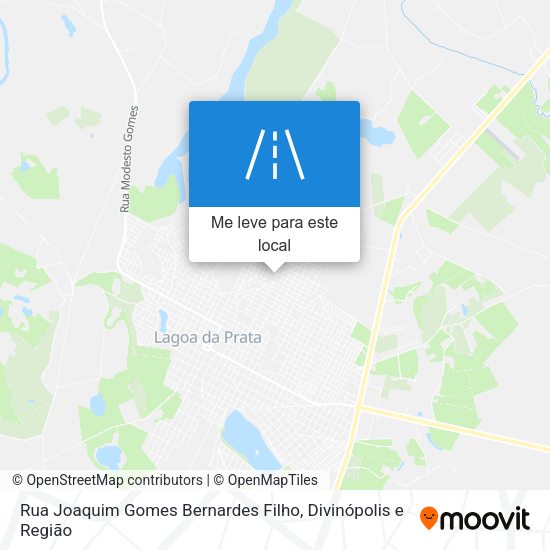 Rua Joaquim Gomes Bernardes Filho mapa