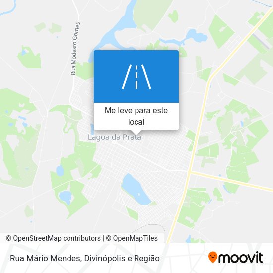 Rua Mário Mendes mapa
