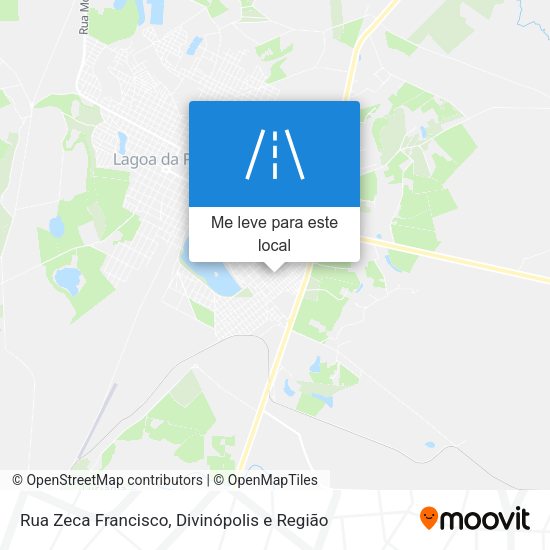 Rua Zeca Francisco mapa