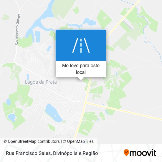 Rua Francisco Sales mapa