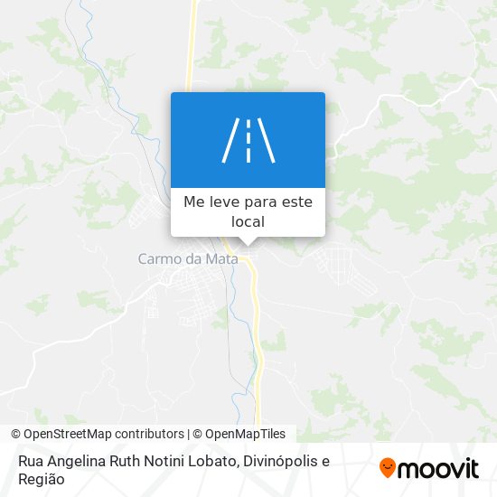 Rua Angelina Ruth Notini Lobato mapa