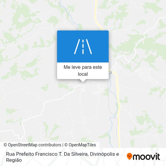 Rua Prefeito Francisco T. Da Silveira mapa