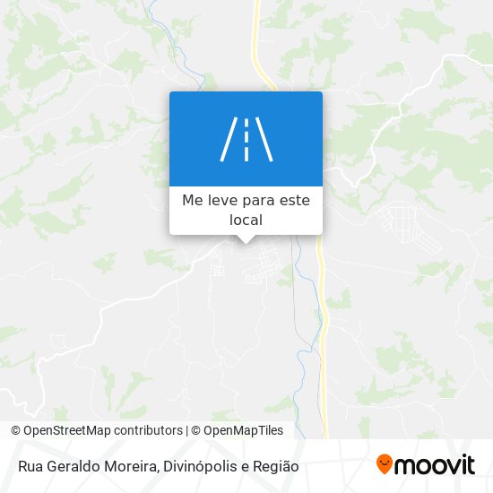 Rua Geraldo Moreira mapa