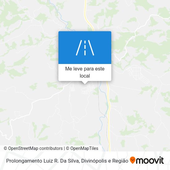 Prolongamento Luiz R. Da Silva mapa