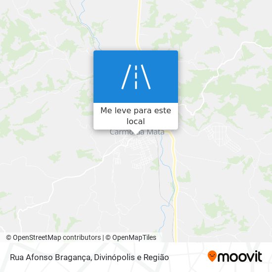 Rua Afonso Bragança mapa
