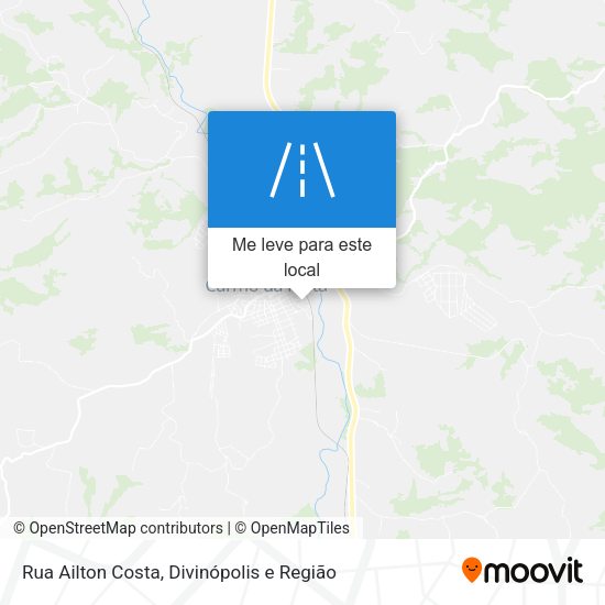 Rua Ailton Costa mapa