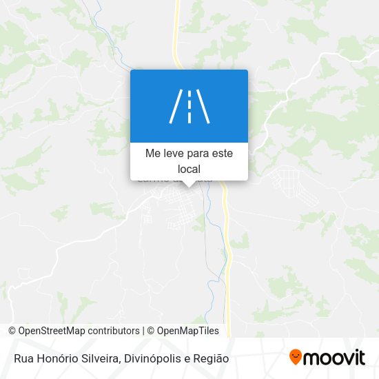 Rua Honório Silveira mapa