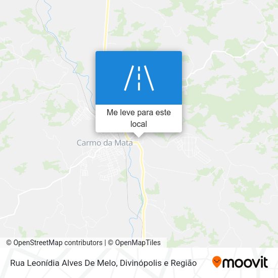 Rua Leonídia Alves De Melo mapa