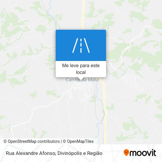 Rua Alexandre Afonso mapa