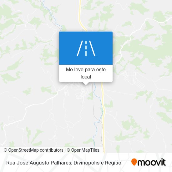 Rua José Augusto Palhares mapa
