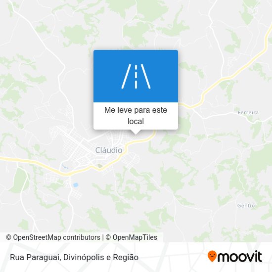 Rua Paraguai mapa