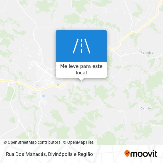 Rua Dos Manacás mapa