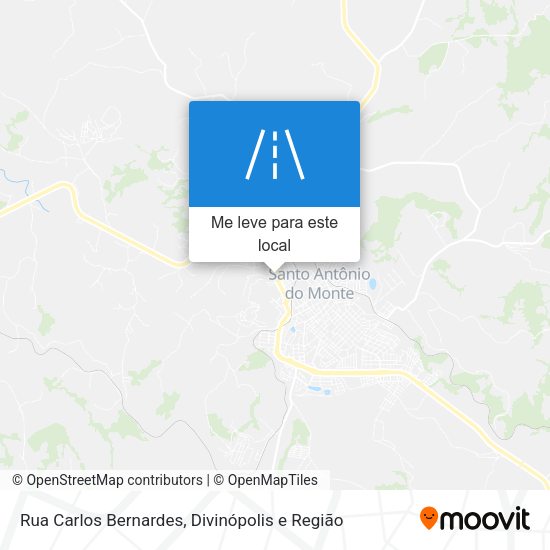 Rua Carlos Bernardes mapa