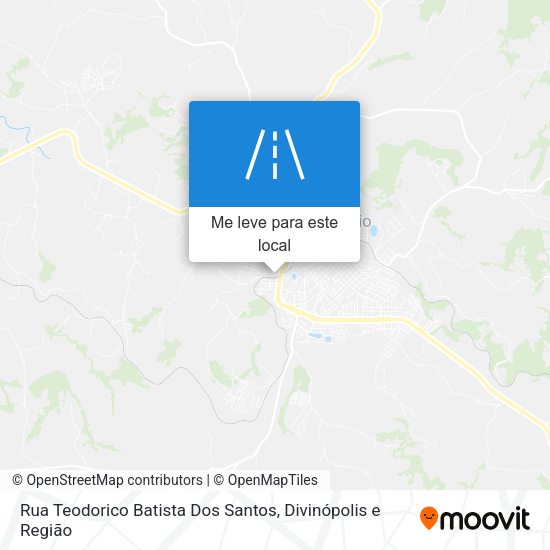 Rua Teodorico Batista Dos Santos mapa