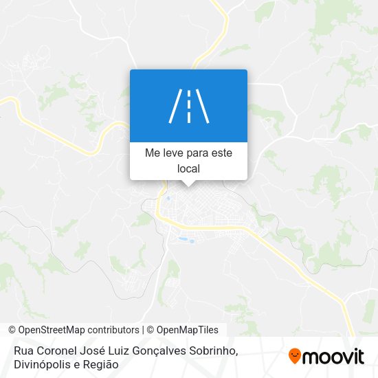 Rua Coronel José Luiz Gonçalves Sobrinho mapa